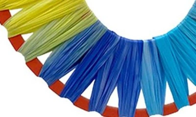 Shop Adornia Oval Colorful Thread Drop Earrings In Multi