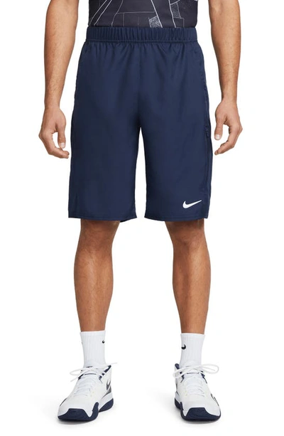 Nike Men's Court Dri-fit Victory 11 Tennis Shorts In Blue