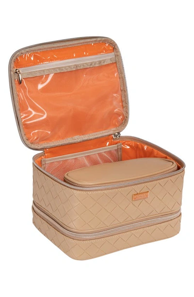 Shop Stephanie Johnson Belize Toasted Almond Jenny Train Cosmetics Case