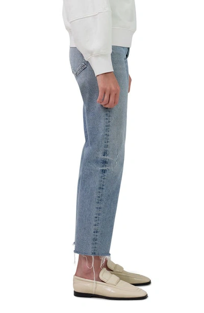 Citizen Of Humanity Florence High Waist Wide Straight Leg Jeans In Adorn