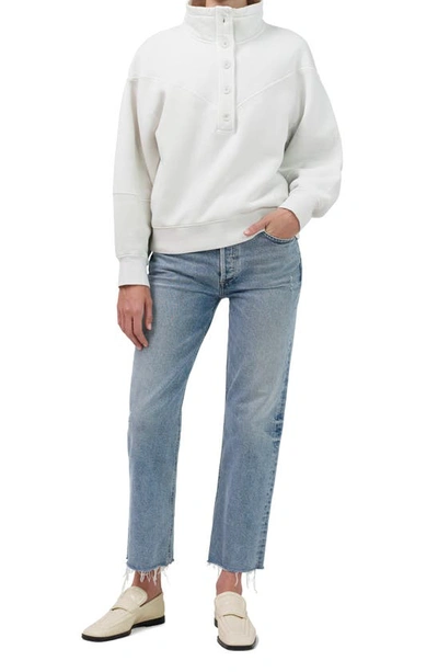 Citizen Of Humanity Florence High Waist Wide Straight Leg Jeans In Adorn