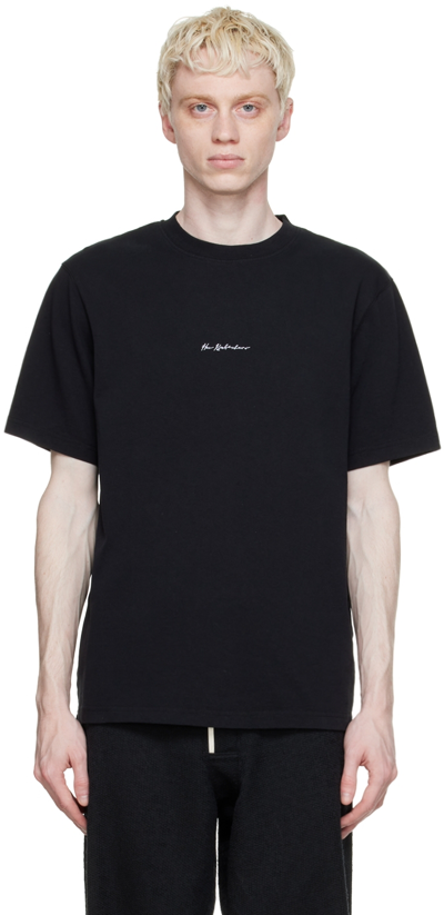 Shop Han Kjobenhavn Black Cotton T-shirt