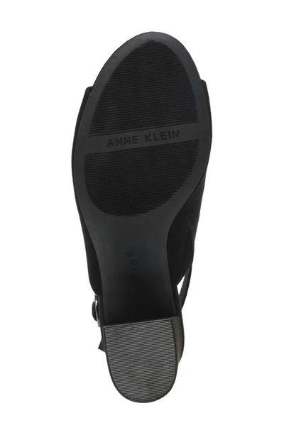 Shop Anne Klein Rella Slingback Sandal In Black