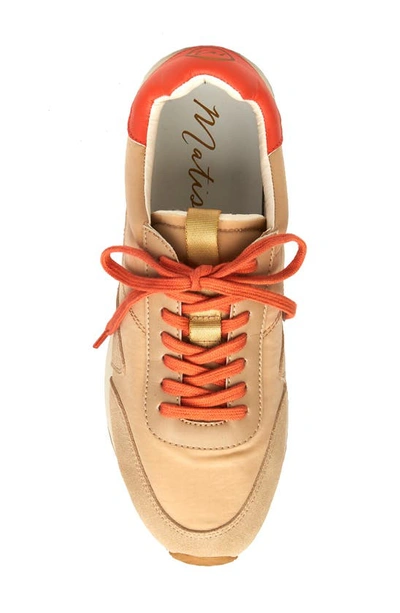 Shop Matisse Farrah Sneaker In Natural/ Orange