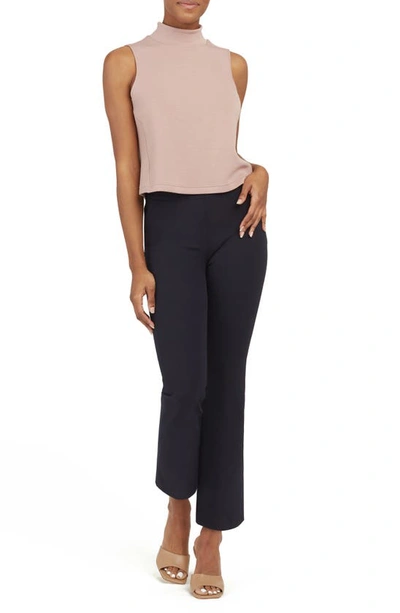 Shop Spanx On The Go Kick Flare Pants In Classic Navy