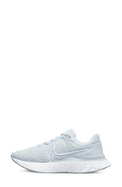 Shop Nike React Infinity Flyknit Running Shoe In Pure Platinum/ White
