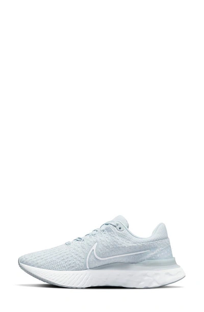 Shop Nike React Infinity Flyknit Running Shoe In Pure Platinum/ White