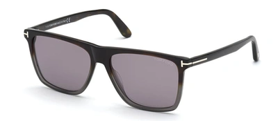 Shop Tom Ford Fletcher M Ft0832 M 55c Flattop Sunglasses In Grey