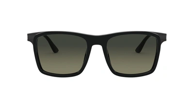 Shop Prada Pr 19xs 07f09g Rectangle Sunglasses In Grey
