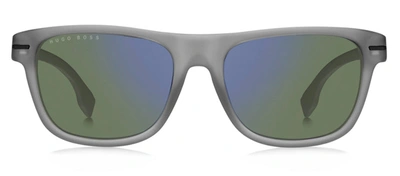 Shop Hugo Boss 1322/s Hz 0riw Wayfarer Sunglasses In Blue