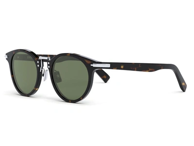 Shop Dior Dm 40047 F 52n Round Sunglasses