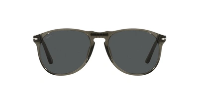Shop Persol Po9649s 1103/b1 Pilot Sunglasses In Grey