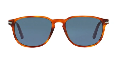 Shop Persol 3019s Rectangle Sunglasses In Blue