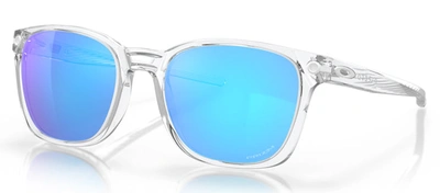 Shop Oakley Ojector Oo 9018-02 Square Sunglasses In Blue