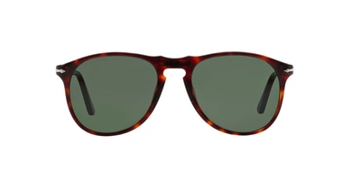 Shop Persol Po9649s 24/31 Pilot Sunglasses In Green