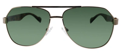 Shop Ben Sherman Alfie M03 Aviator Sustainable Polarized Sunglasses In Grey