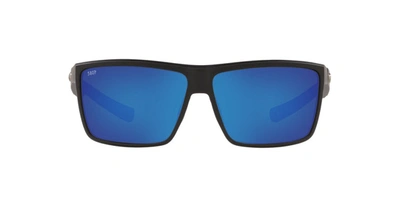 Shop Costa Del Mar Rinconcito Ric 11 Obmp Flat Top Polarized Sunglasses In Blue