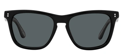 Shop Oliver Peoples Lynes 0ov5449su 1005p2 Wayfarer Polarized Sunglasses In Grey