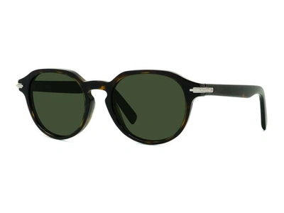 Shop Dior Blacksuit R2i Round Sunglasses