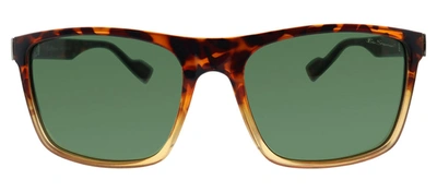 Shop Ben Sherman Noah M04 Wayfarer Sustainable Polarized Sunglasses In Green