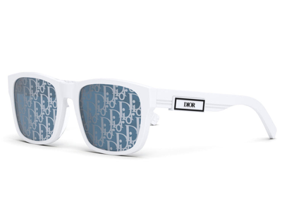Shop Dior Dm40055f White Wayfarer Sunglasses