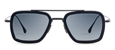 Shop Dita Flight.006 7806-n-blk-blk-52 Navigator Polarized Sunglasses In Grey