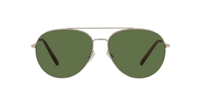 Shop Oliver Peoples Airdale Ov1286s 710 Pilot Sunglasses In Green