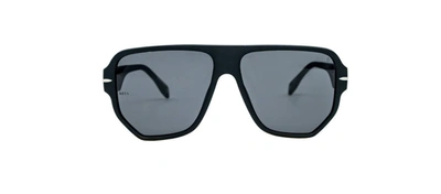 Shop Mita Portofino 02a Square Sunglasses In Grey