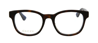 Shop Gucci Gg0005o 003 Round Eyeglasses In Clear