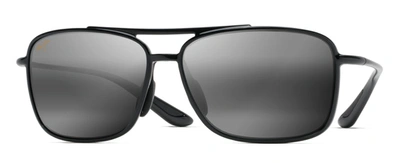 Shop Maui Jim Kaupo Gap Navigator Polarized Sunglasses In Grey
