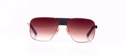 Shop Fubu Frames Warren Mahogany Square Sunglasses In Brown