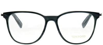 Shop Tom Ford Ft 5384 Square Eyeglasses In Clear