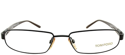 Shop Tom Ford Ft 5056 Rectangle Eyeglasses In Brown