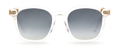 Shop Krewe Prytania Square Sunglasses In Silver