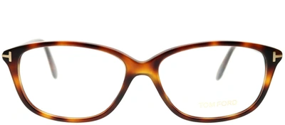 Shop Tom Ford Ft 5316 Rectangle Eyeglasses In Clear