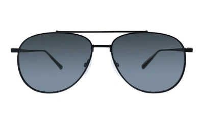 Shop Ferragamo Sf201s 002 Aviator Sunglasses In Grey