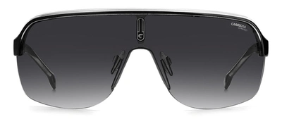 Shop Carrera Topcar 1/n 9o 080s Shield Sunglasses In Grey