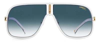 Shop Carrera Flaglab 11 08 0vk6 Navigator Sunglasses In Blue