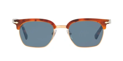 Shop Persol 3199 Rectangle Sunglasses In Bronze