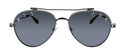 Shop Givenchy Gv7057nsts Ir 0srj Aviator Sunglasses In Grey