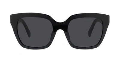 Shop Celine Monochroms Cl 40198f 01a Butterfly Sunglasses In Grey