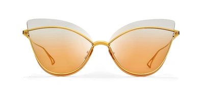 Shop Dita Nightbird-one Dts515-66-03 Cat Eye Sunglasses In Orange