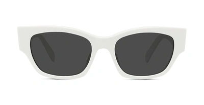 Shop Celine Monochroms Cl 40197u 25a Cat Eye Sunglasses In Grey