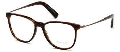 Shop Tom Ford Ft5384 52 Square Eyeglasses In Clear