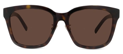 Shop Givenchy Day Gv 40018f 52e Oversized Square Sunglasses In Brown