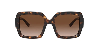 Shop Prada Pr 21xs 2au6s1 Square Sunglasses In Brown