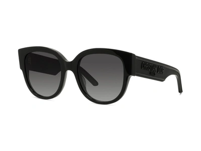 Shop Dior Wil Bu Cd 40021 U 01b Butterfly Sunglasses