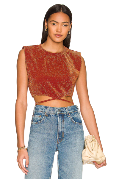 Shop Hansen + Gretel Sidecar Tee In Rust