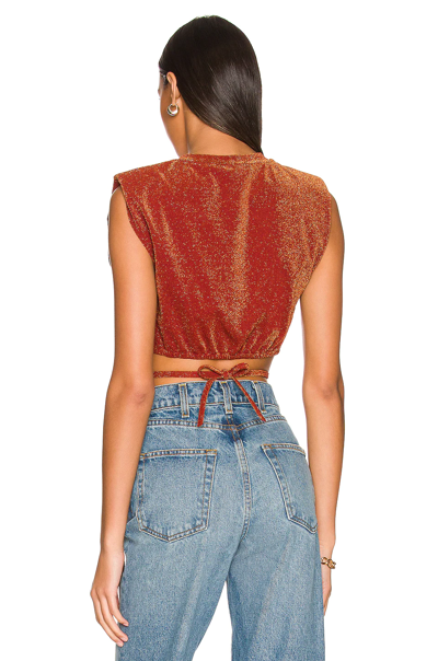 Shop Hansen + Gretel Sidecar Tee In Rust