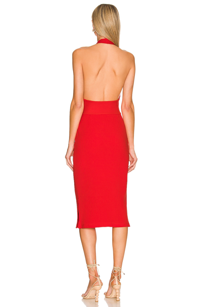 Shop Callahan Mimi Dress In Red